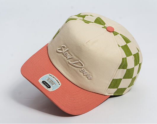 Cap Brixton - Slow Down Mp Snapback - Sublime Green Gingham/Whitecap