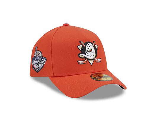 Cap New Era - NHL "Anniversary Patch" 59FORTY A-Frame - Anaheim Ducks - Team Color