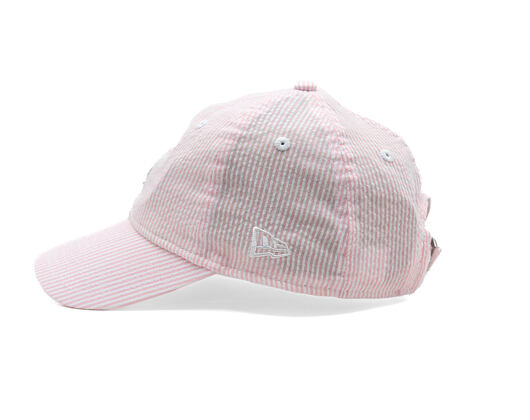 Kids Cap New Era - MLB Seersucker 9TWENTY - LA Dodgers - Pink Rouge