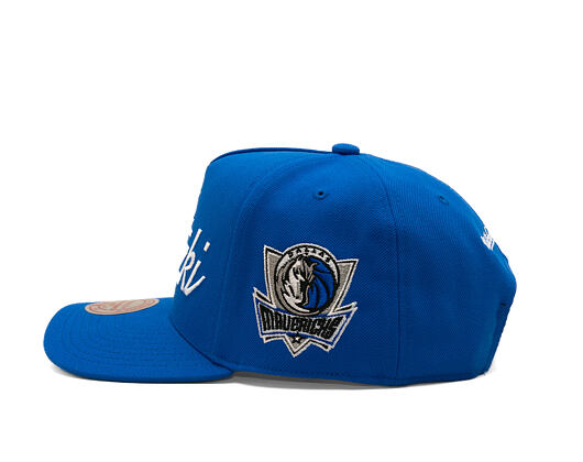 Cap Mitchell & Ness - Player Script Hwc - NBA - Dallas Mavericks - Dirk Nowitzki - Blue