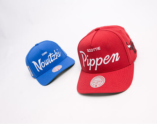 Cap Mitchell & Ness - Player Script Hwc - NBA - Chicago Bulls - Scottie Pippen - Red