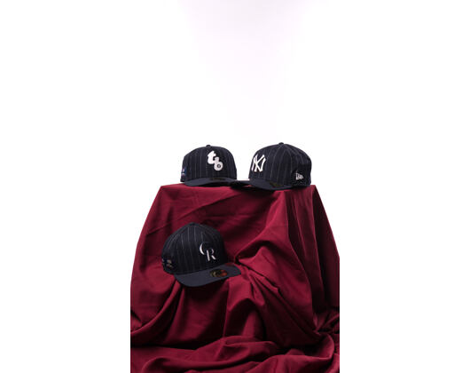 Cap New Era - MLB Moon Cooperstown 59FIFTY - Colorado Rockies - White And Navy Pinstripe