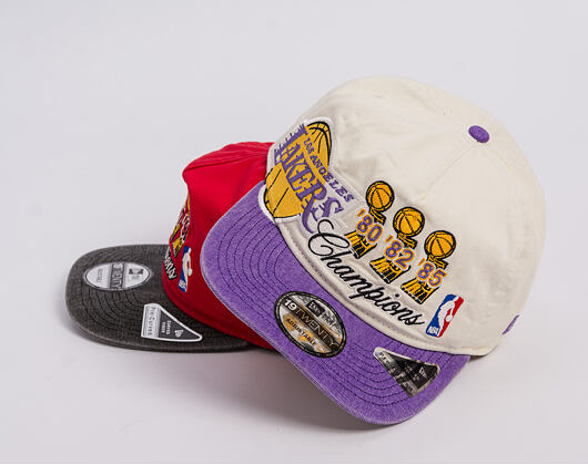 Cap New Era - NBA "Hardwood Classic Champions" 19TWENTY - LA Lakers - Chrome White / Team Color