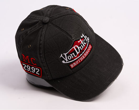 Cap Von Dutch - Brotherhood Patch Baseball - Washed Black