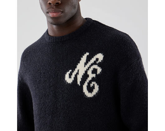Sweater New Era - Branded Seasonal Knit Sweater - Navy