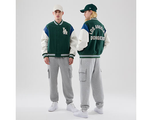 Jacket New Era - MLB Varsity Jacket - LA Dodgers - Cilantro Green