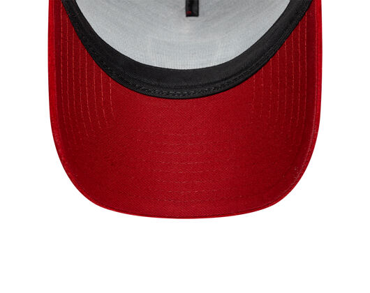 Cap New Era - Faux Suede 9FORTY A-Frame Trucker - AS Roma - Red