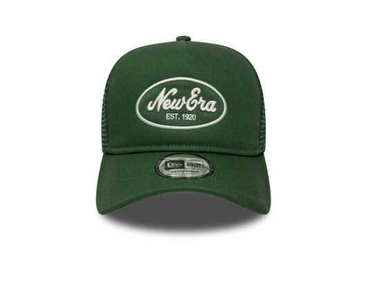 Cap New Era - Branded Oval Foam Patch 9FORTY A-Frame Trucker - Cilantro Green