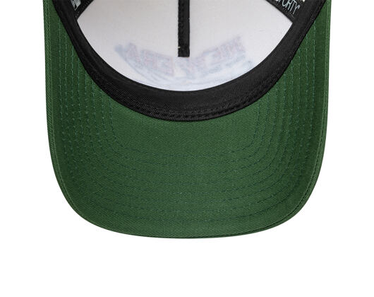 Cap New Era - Branded Graphic 9FORTY M-CROWN A-Frame Trucker - Cream / Cilantro Green
