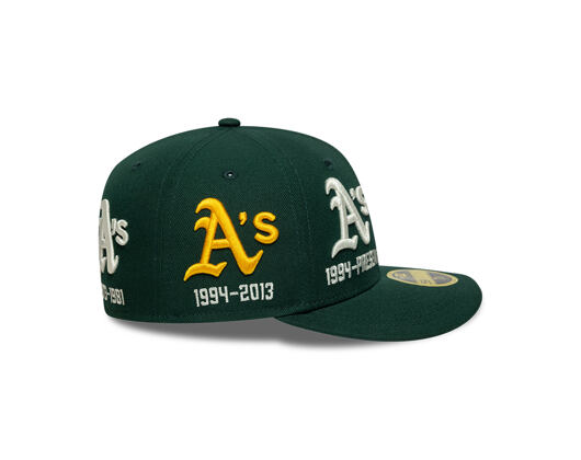 Cap New Era - MLB IMAGE DROP All-Over 59FIFTY Low Profile - Oakland Athletics - Green
