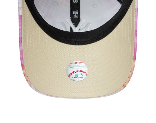 Kids Cap New Era - MLB Patchwork 9TWENTY - NY Yankees - Blush Pink / Fuchsia