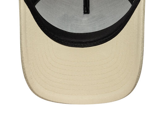 Womens Cap New Era - Branded Velour 9FORTY M-CROWN A-Frame Trucker - Cream