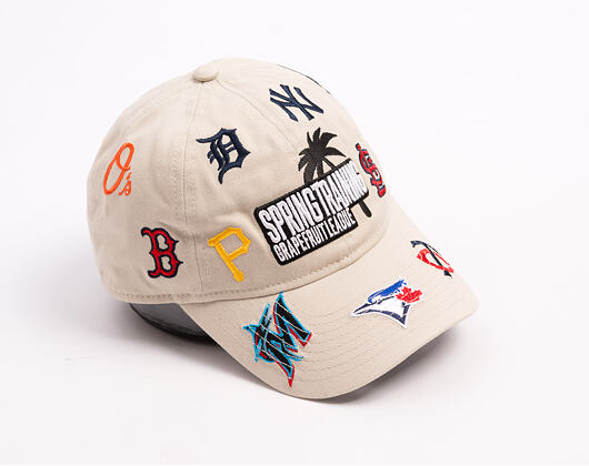 Cap New Era - MLB Grapefruit League Scatter 9TWENTY - Grapefruit League Logo - Stone