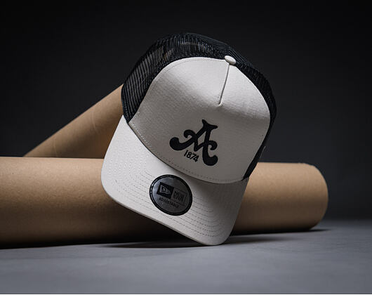 Cap New Era - Core Logo 9FORTY A-Frame Trucker - ASTON VILLA FC - Stone