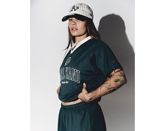 Cap New Era - MLB Pinstripe 9TWENTY - Oakland Athletics - Dark Green