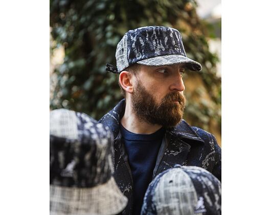 Bucket Hat Kangol - TRENDS PACK - Denim Mashup Bucket - Black Topstitch