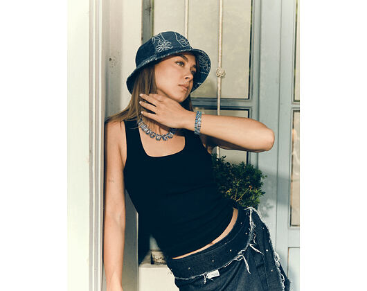 Bucket Hat Kangol - TRENDS PACK - Denim Mashup Bucket - Medium Blue Floral