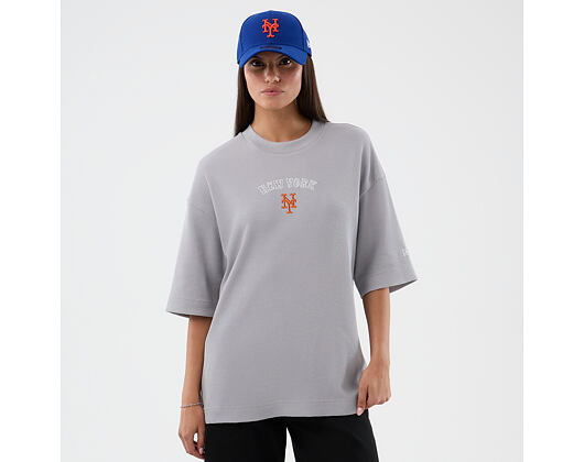Tee New Era - MLB Waffle Box Tee - NY Mets - Grey