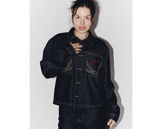 Kani Jeans Cropped Rinsed Denim Jacket