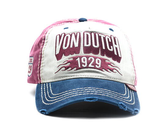 Cap Von Dutch - Baseball - Embroidery - Red / Navy