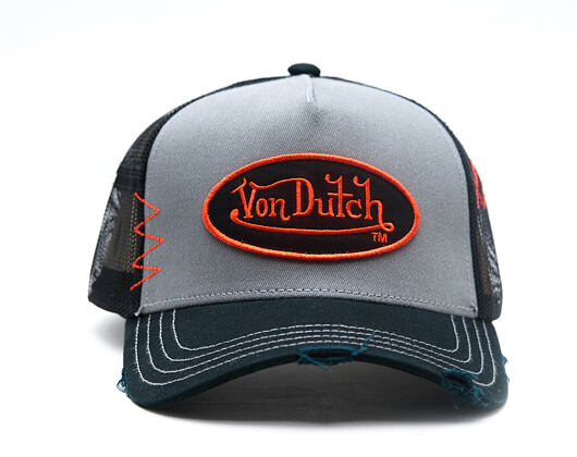 Cap Von Dutch - Trucker - Patch - Navy / Grey