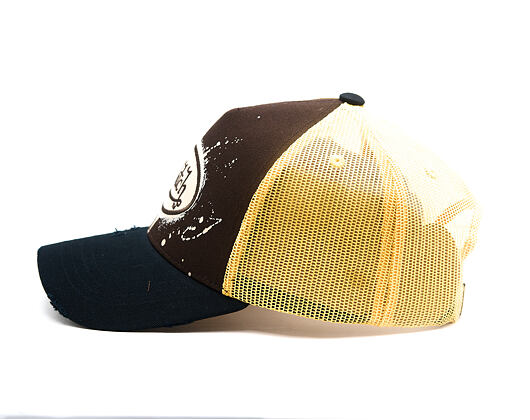 Cap Von Dutch - Baseball - Print & Embroidery - Yellow / Brown