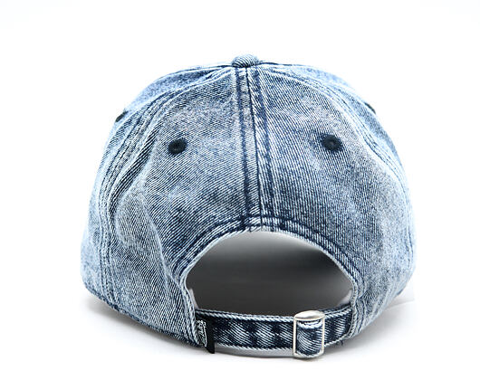 Womens Cap DAD CAP EN JEAN AVEC PATCH VD A FRANGES