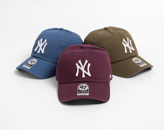 Cap '47 Brand - MLB Clean Up - NY Yankees - Plum