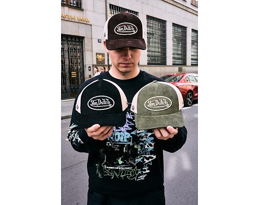 Cap Von Dutch - Baseball - Corduroy Patch Premium - Brown
