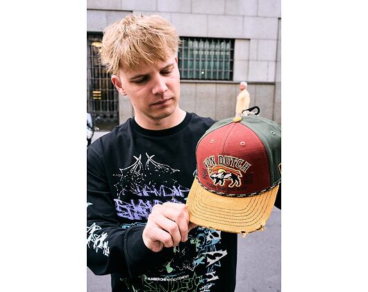 Cap Von Dutch - Semi Curve - Embroidery Premium - Red / Green