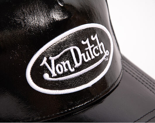 Womens Cap Von Dutch - Baseball - Vinyl Patch - Black