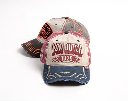Cap Von Dutch - Baseball - Embroidery - Red / Navy