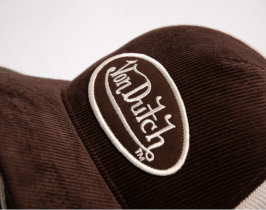 Cap Von Dutch - Baseball - Corduroy Patch Premium - Brown