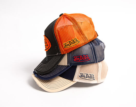 Cap Von Dutch - Baseball - Vintage Distressed - Black / Grey