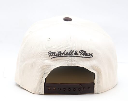 Cap Mitchell & Ness - NBA Brown And Cream Pro Snapback - Chicago Bulls - Cream