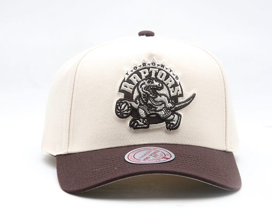 Cap Mitchell & Ness - NBA Brown And Cream Pro Snapback Hwc - Toronto Raptors - Cream