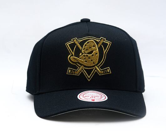 Cap Mitchell & Ness - NHL Black And Gold Pro Snapback Vntg - Anaheim Ducks - Black
