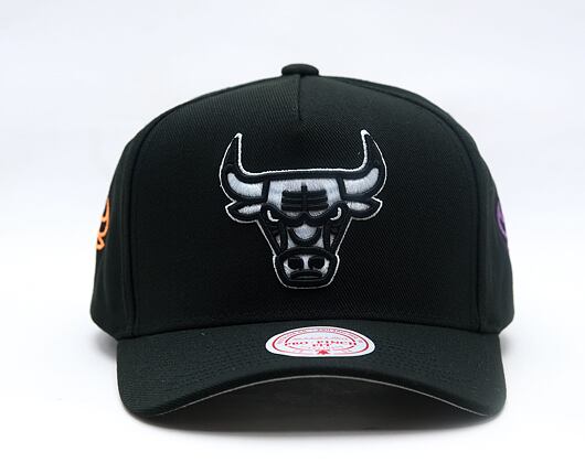 Cap Mitchell & Ness - NBA 404 Club Neon Pro Snapback - Chicago Bulls - Black