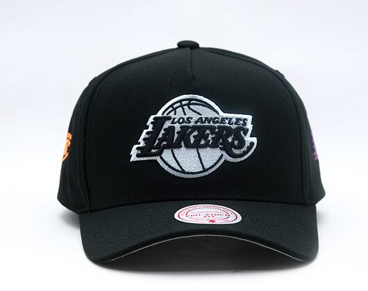Cap Mitchell & Ness - NBA 404 Club Neon Pro Snapback - Los Angeles Lakers - Black