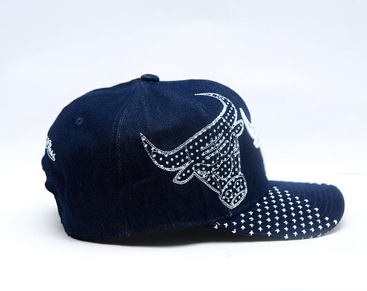 Cap Mitchell & Ness - NBA Run Stitch Pro Snapback - Chicago Bulls - Blue