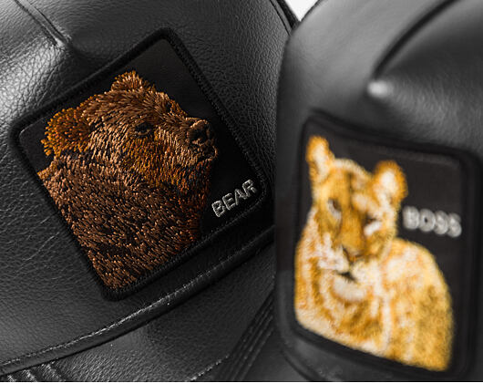 Cap Goorin - Faux Leather Bear - Black