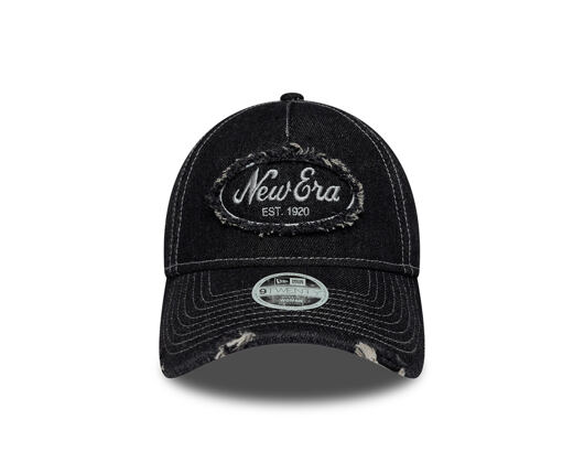 Womens Cap New Era - Branded Distress 9TWENTY A-Frame - Black