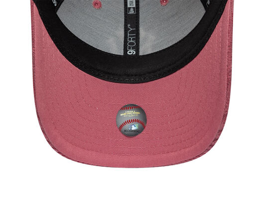 Womens Cap New Era - MLB Chunky Cord 9FORTY M-CROWN - NY Yankees - Cardinal Suede