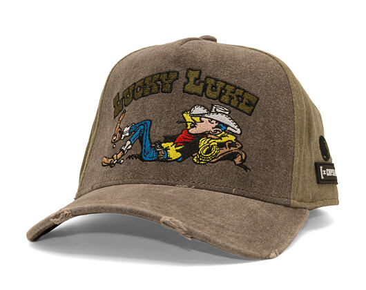 Cap Capslab - Lucky Luke A-Frame - Bullet Holes Distressed - Olive
