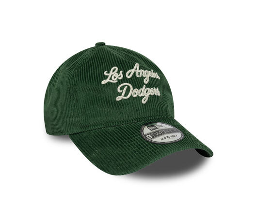 Cap New Era - MLB Cord Script 9TWENTY A-Frame - LA Dodgers - Cilantro Green