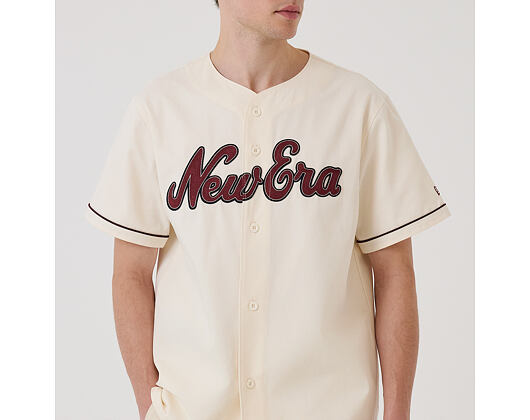 Tee New Era - Branded Straight Hem Jersey - Off White