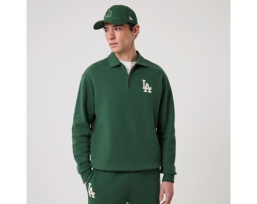 Sweatshirt New Era - MLB Quarter Zip - LA Dodgers - Cilantro Green