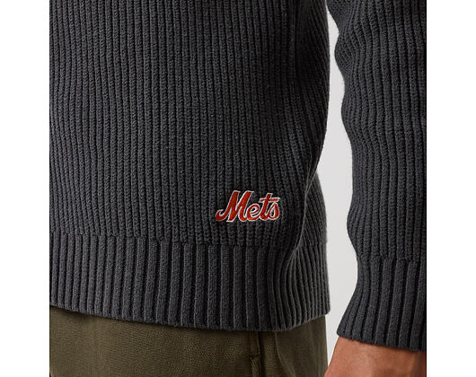Sweater New Era - MLB Zip Knitwear - NY Mets - Steel