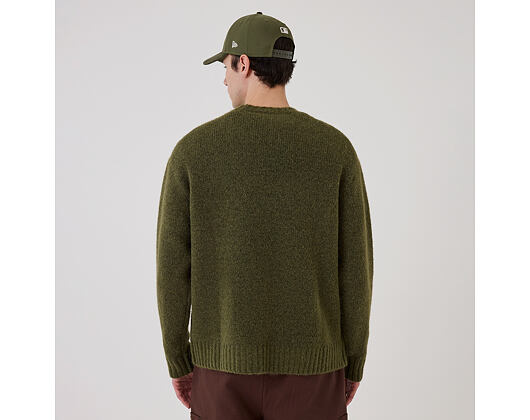 Sweater New Era - Branded Simple Knit Crew - New Olive