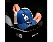 New Era 9FORTY Clean Trucker Los Angeles Dodgers Snapback Light Royal / Optic White Cap